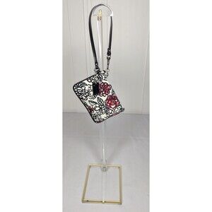 COACH Poppy Wristlet Coin Wallet with Roses - RARE!